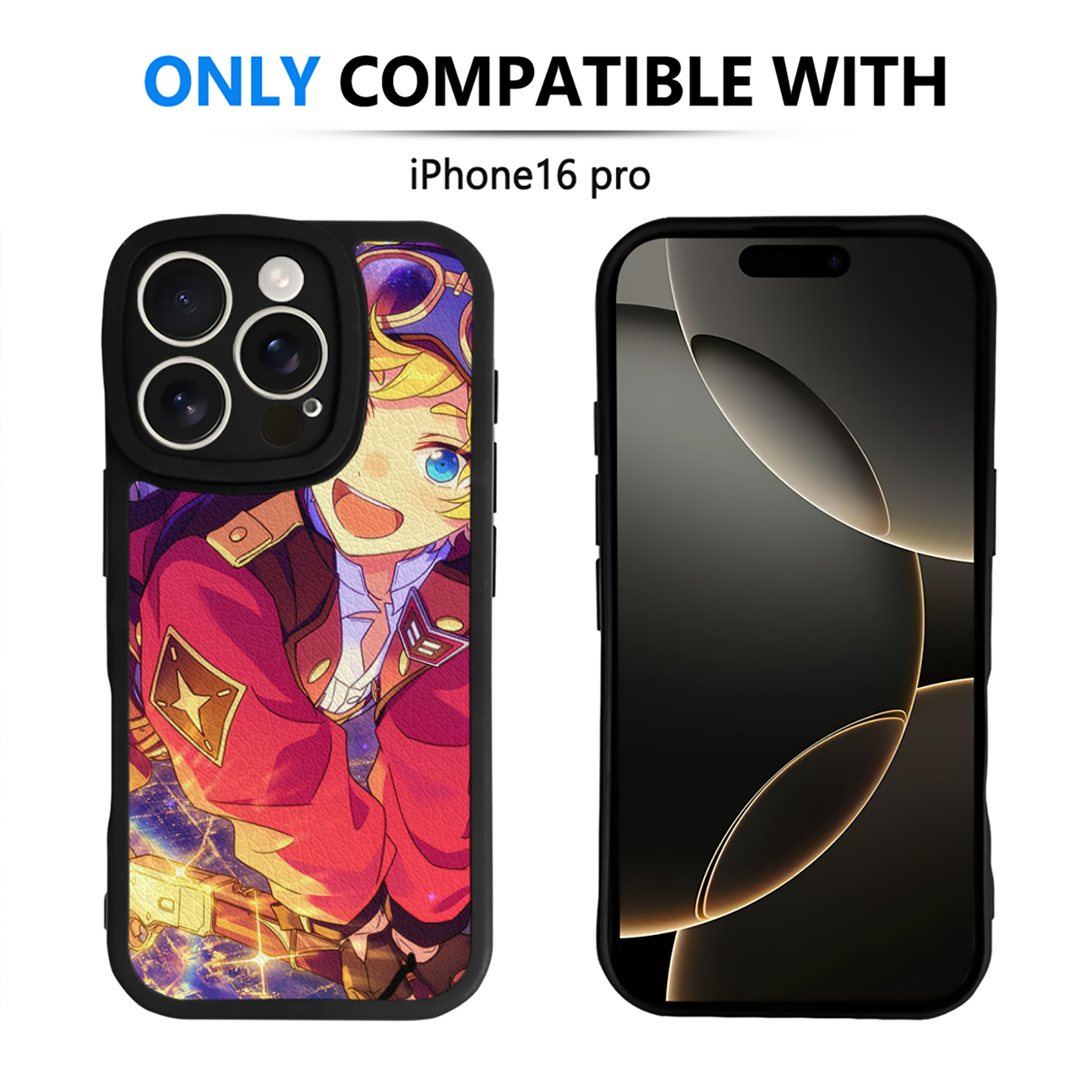 （画像用） あんさんぶるスターズ! Ensemble Stars 【iPhone 16シリーズ対応】シリコンスマホケース（レザー調） 材質：シリコン